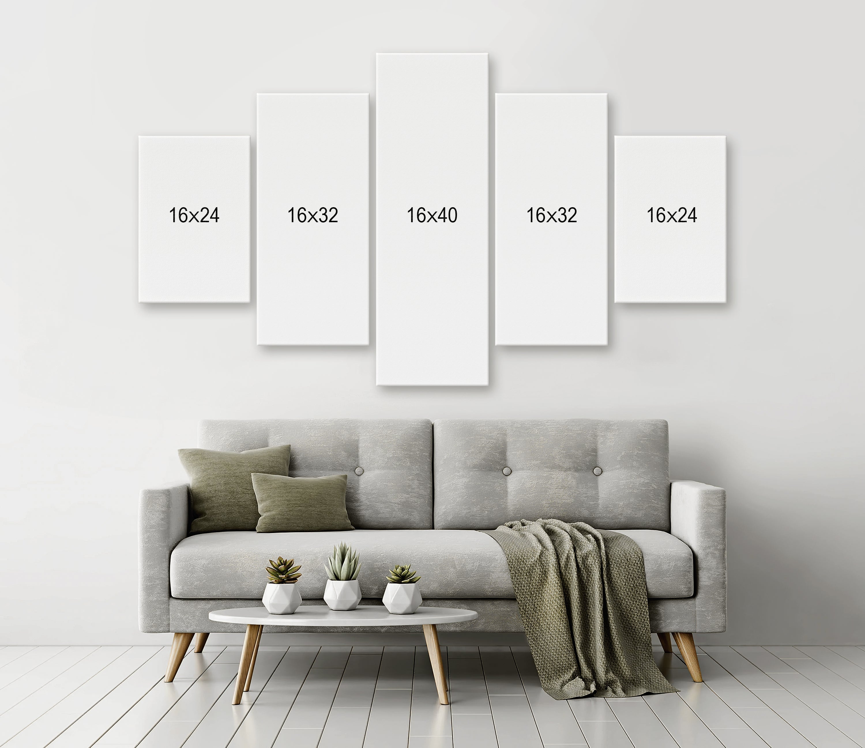 Jesus Christ, Cross symbol, The Lamb of God, Christ child - Jesus 5 Panel Piece Wall Art Canvas Print For Home Decor Decoration
