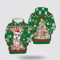 Corgi Dog Bells Christmas All Over Print 3D Hoodie For Men & Women, Christmas Dog Hoodie, Christmas Hoodie Cute, Christmas Gift
