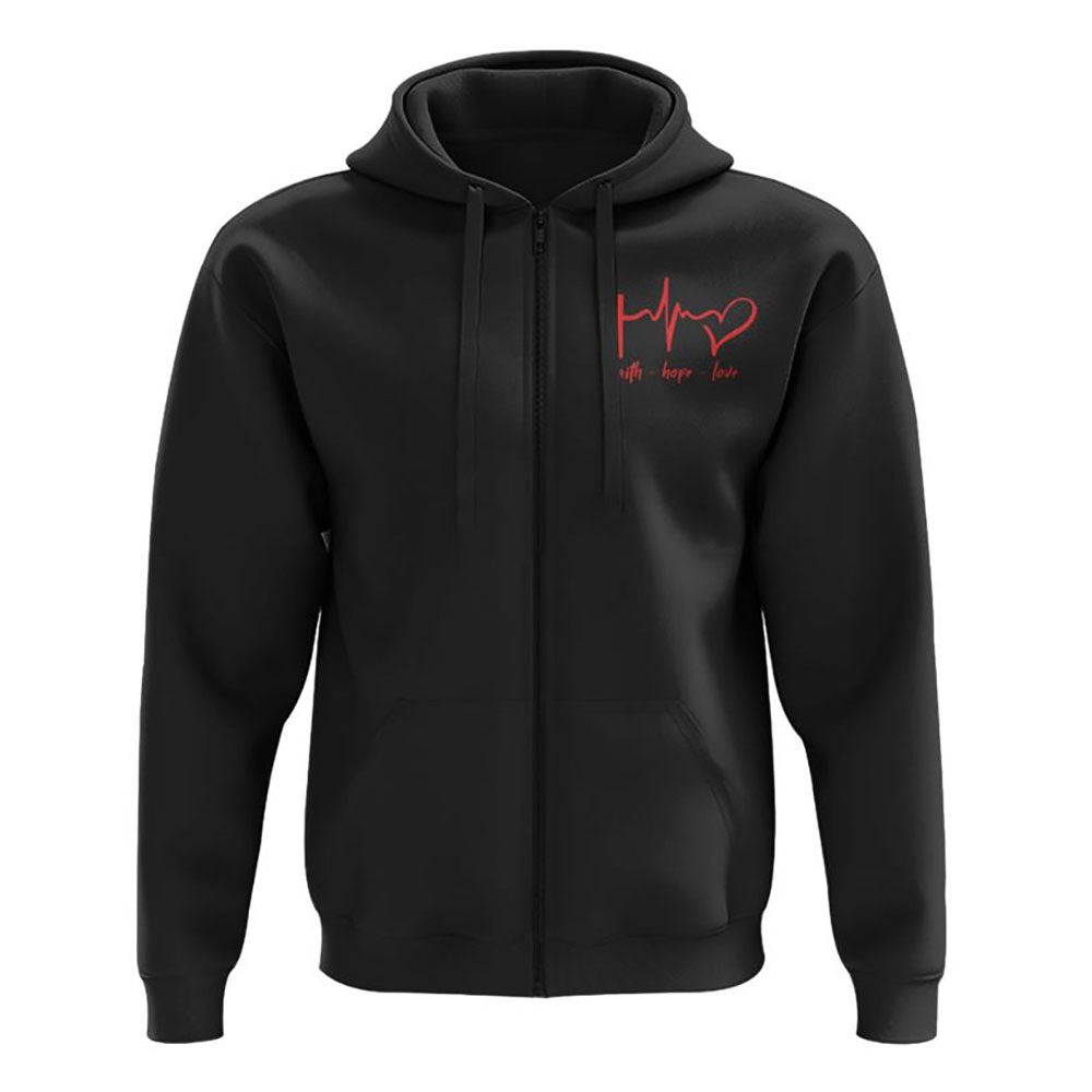 Faith Red Rose Flag All Over Print 3D Hoodie, Christian Hoodie, Christian Sweatshirt, Bible Verse Shirt