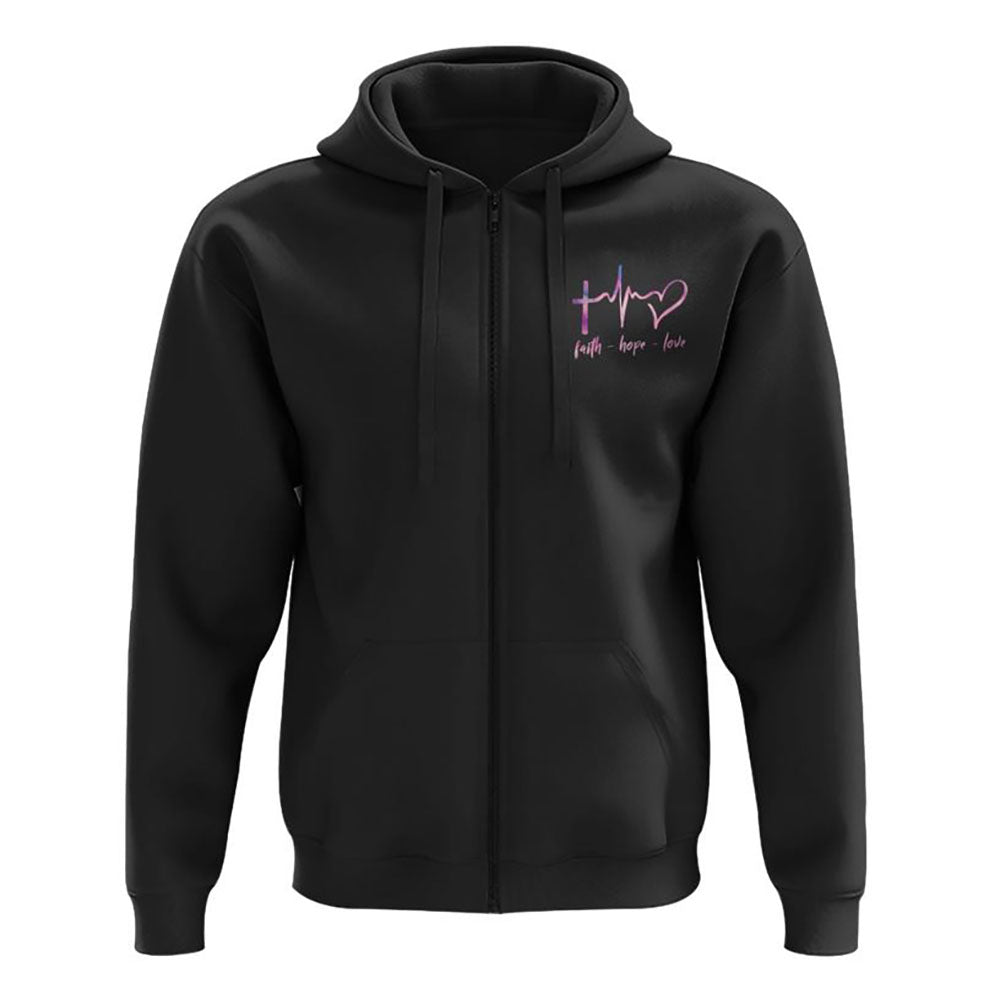 Fe Anchor Watercolor All Over Print 3D Hoodie, Christian Hoodie, Christian Sweatshirt, Bible Verse Shirt