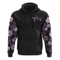 Floral Rose Butterfly Wings All Over Print 3D Hoodie, Christian Hoodie, Christian Sweatshirt, Bible Verse Shirt