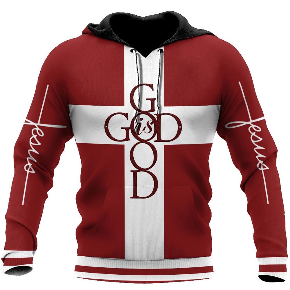 God Is Good God 3D Hoodie For Man And Women, Jesus Printed 3D Hoodie