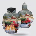 Golden Retriever Merry Christmas All Over Print 3D Hoodie For Men & Women, Christmas Dog Hoodie, Christmas Hoodie Cute, Christmas Gift