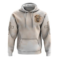 I Would Rather Stand With God Painting Lion All Over Print 3D Hoodie, Christian Hoodie, Christian Sweatshirt, Bible Verse Shirt