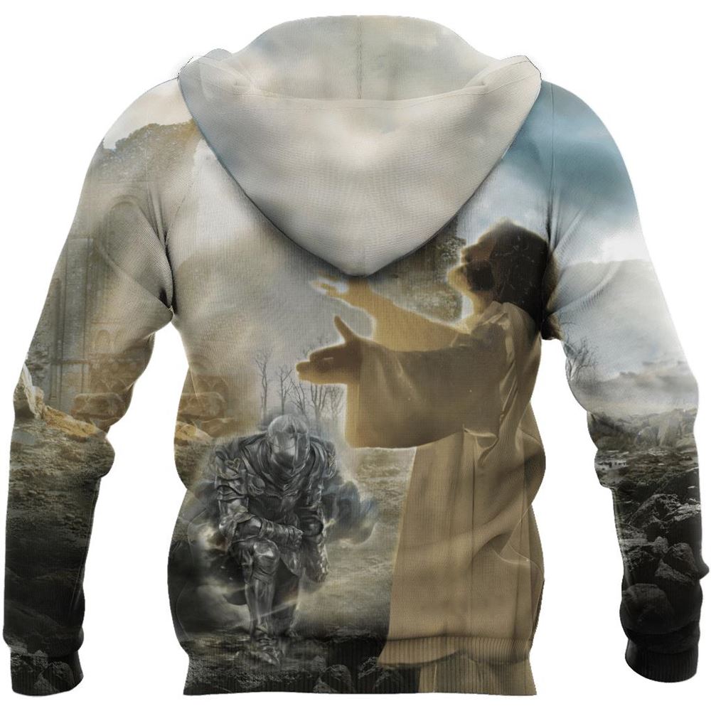 Jesus And Knight Templar God 3D Hoodie For Man And Women, Jesus Printed 3D Hoodie