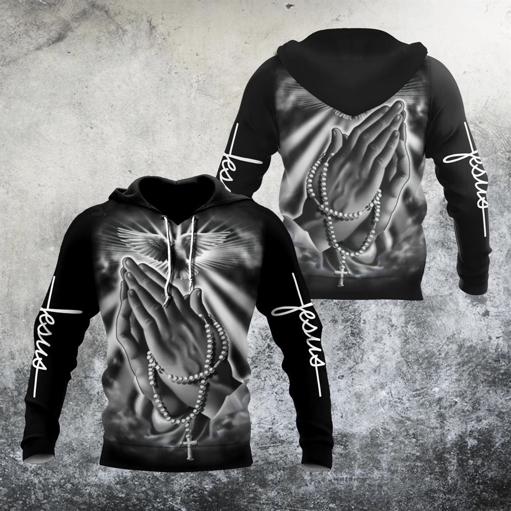 Jesus Christ Bless Hand God 3D Hoodie For Man And Women, Jesus Printed 3D Hoodie