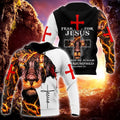 Jesus Christ Fear Not For Jesus Lion And Cross God 3D Hoodie For Man And Women, Jesus Printed 3D Hoodie