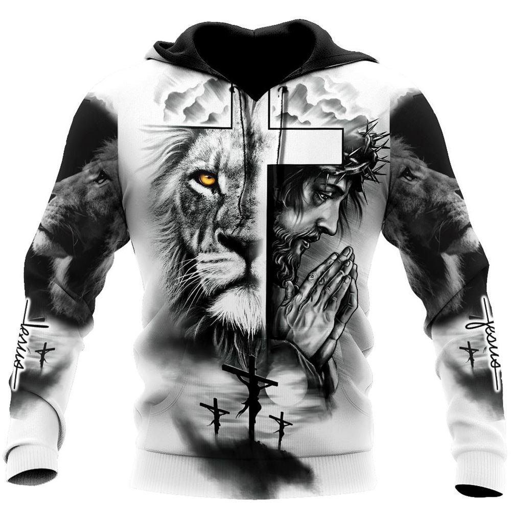 Jesus Christ Tatoo God 3D Hoodie For Man And Women, Jesus Printed 3D Hoodie