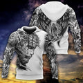 Jesus Christ With Wings Tattoo God 3D Hoodie For Man And Women, Jesus Printed 3D Hoodie