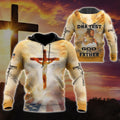 Jesus Christ on the Cross 3D All Over Printed Shirts God 3D Hoodie For Man And Women, Jesus Printed 3D Hoodie