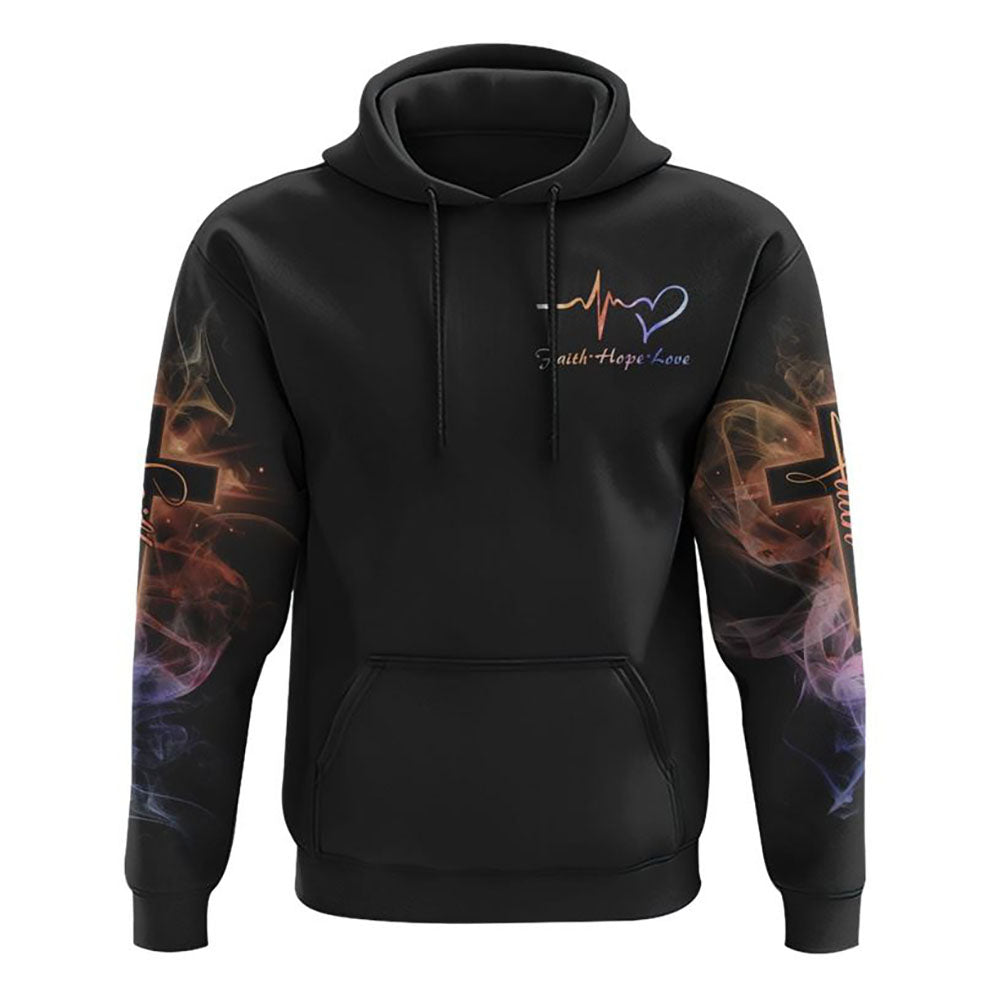 Jesus Is My Everything All Over Print 3D Hoodie, Christian Hoodie, Christian Sweatshirt, Bible Verse Shirt
