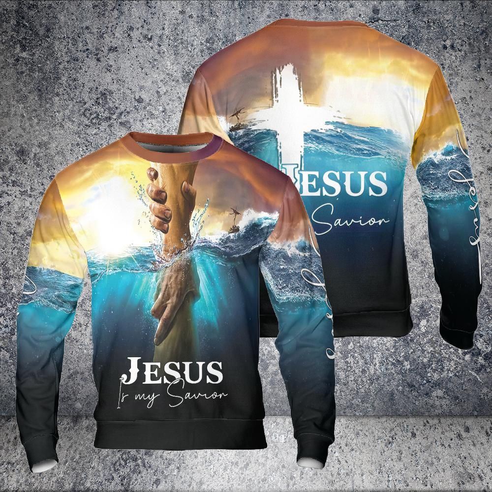 Jesus Is My Savior Hoodie Take My Hand God 3D Hoodies Jesus Hoodie Men & Women, God 3D Printed Hoodie, Christian Apparel Hoodies
