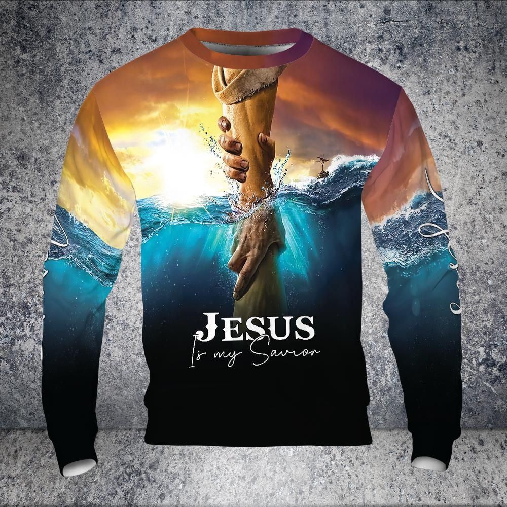 Jesus Is My Savior Hoodie Take My Hand God 3D Hoodies Jesus Hoodie Men & Women, God 3D Printed Hoodie, Christian Apparel Hoodies