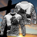 Jesus Tattoo God 3D Hoodie For Man And Women, Jesus Printed 3D Hoodie