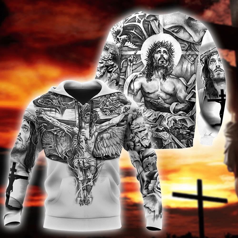 Jesus The presence Of His Excellency God 3D Hoodie For Man And Women, Jesus Printed 3D Hoodie