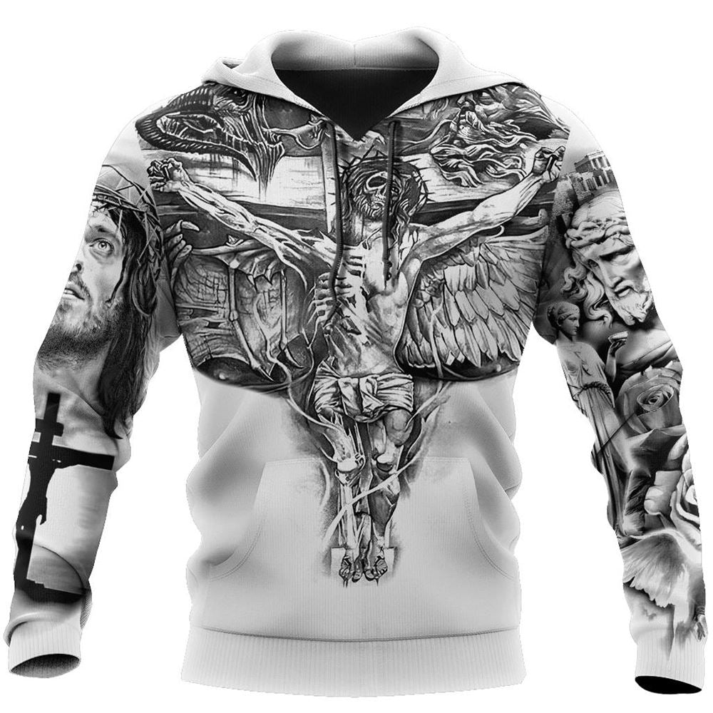 Jesus The presence Of His Excellency God 3D Hoodie For Man And Women, Jesus Printed 3D Hoodie