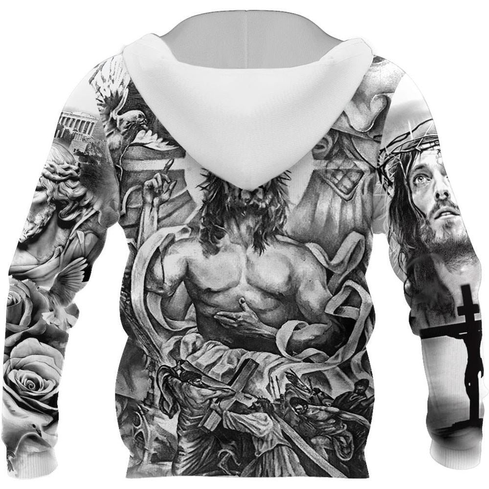 Jesus The presence Of His Excellency God 3D Hoodie For Man And Women, Jesus Printed 3D Hoodie