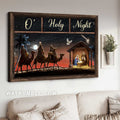 Wonderful night, Pretty sky, Jesus was born, O Holy night - Jesus Landscape Canvas Prints, Home Decor Wall Art