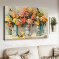 Orange hydrangea, Pretty flower, Monarch butterfly, Bless the Lord - Jesus Landscape Canvas Prints, Home Decor Wall Art
