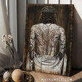 Life of Jesus, The passion of Jesus, Crown of thorn, Amazing Jesus painting - Jesus Portrait Canvas Prints, Home Decor Wall Art
