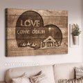 Wooden heart, Beautiful night, Camel painting, Love came down - Jesus Landscape Canvas Prints, Home Decor Wall Art