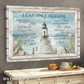 Window frame, Church Painting, Sea artwork, Beautiful life, I can only Imagine - Jesus Landscape Canvas Prints, Wall Art