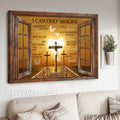 Wooden cross, Heart painting, White dove, I can only imagine - Jesus Landscape Canvas Prints, Christian Wall Art