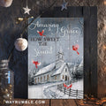 Cardinal, Farmhouse, Winter Forest, Amazing grace - Jesus Portrait Canvas Prints, Wall Art