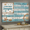 The seashells, Ocean theme, I can only imagine - Jesus Landscape Canvas Prints, Wall Art
