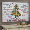 Cardinal painting, stunning tree, I can only Imagine - Jesus Landscape Canvas Prints, Wall Art