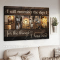 Lion of Judah, Jesus painting, I still can remember the days I prayed for the things I have now - Jesus Landscape Canvas Prints, Christian Wall Art