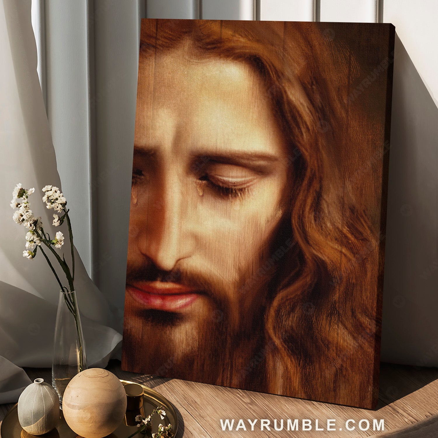 Cry out to Jesus, Beautiful Jesus painting, Amazing artwork - Jesus Portrait Canvas Prints, Home Decor Wall Art