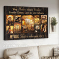 The passion of Jesus, Jesus calls, Way maker, Miracle worker - Jesus Landscape Canvas Prints, Home Decor Wall Art