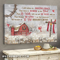 Flower Field, Cardinal, Wooden Cross, Snow man, I still believe in amazing grace - Jesus Landscape Canvas Prints, Wall Art