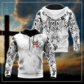Lion Cross Jesus Is My Life My All My Everything God 3D Hoodie For Man And Women, Jesus Printed 3D Hoodie