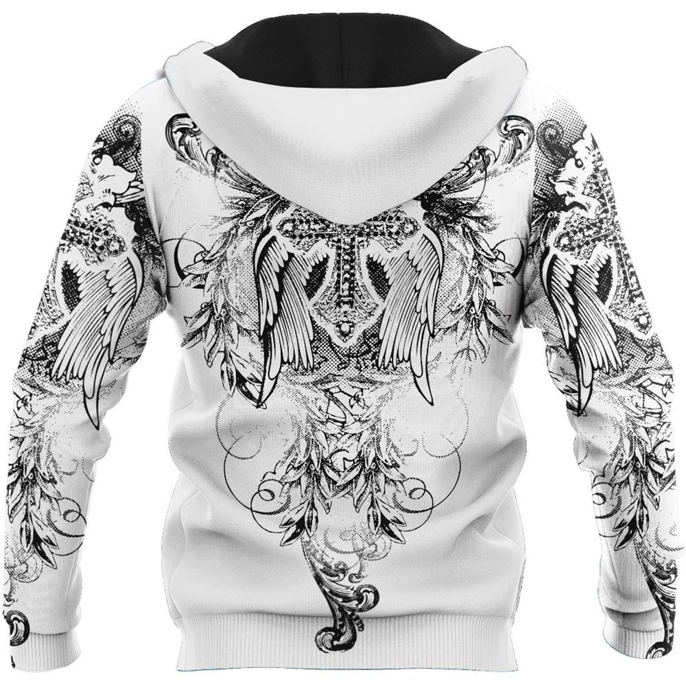 Lion Cross Jesus Is My Life My All My Everything God 3D Hoodie For Man And Women, Jesus Printed 3D Hoodie