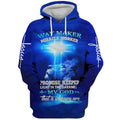 Lion Cross Way Maker Miracle Worker My God That Is Who You Are Hoodie For Men & Women, God 3D Printed Hoodie, Christian Apparel Hoodies