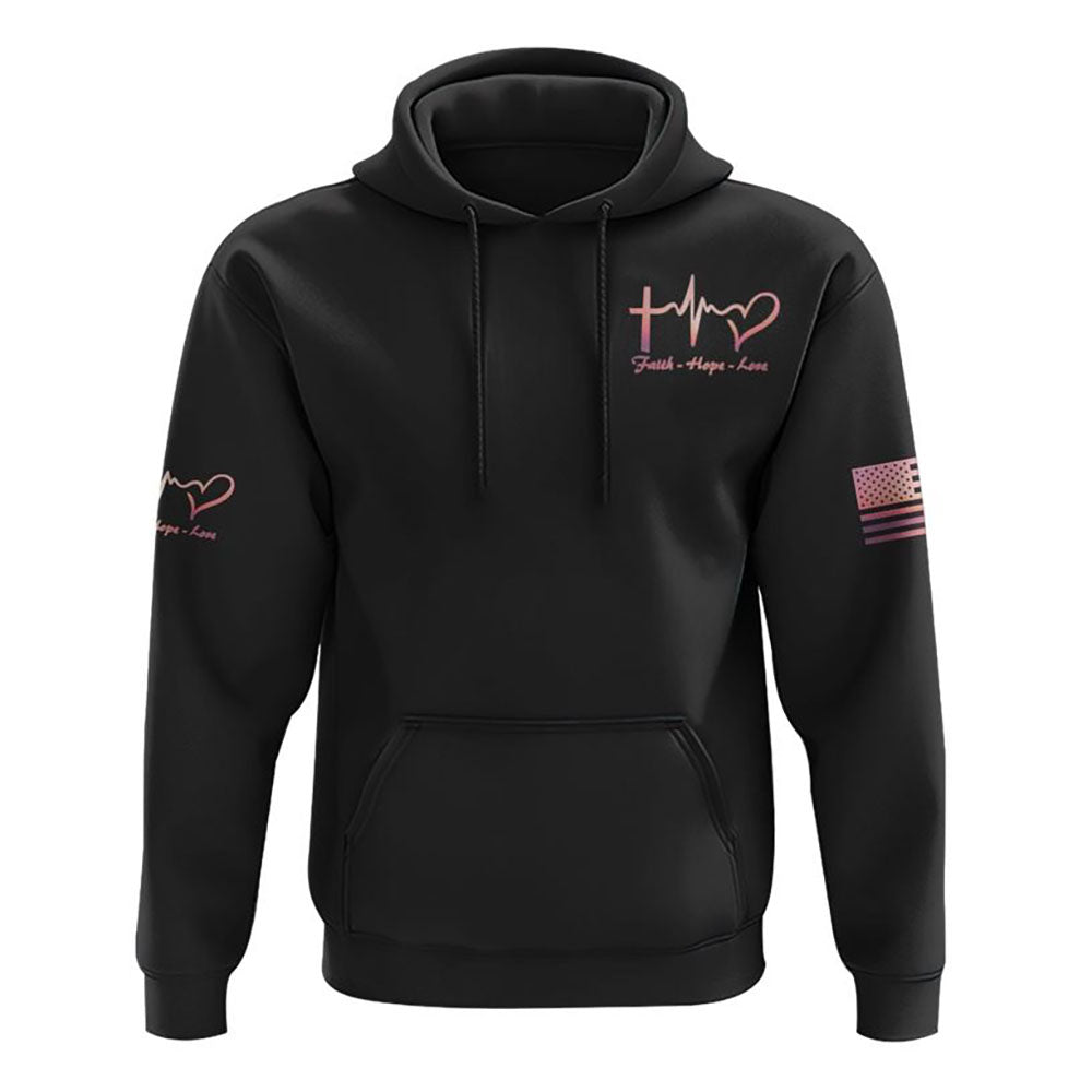Love Beach Sunset All Over Print 3D Hoodie, Christian Hoodie, Christian Sweatshirt, Bible Verse Shirt