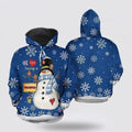 Love Being A Grandma Christmas Snowman All Over Print 3D Hoodie For Men & Women, Christmas Hoodie Cute, Christmas Gift, Christmas Fashion
