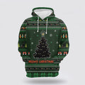 Meowy Christmas Black Cat All Over Print 3D Hoodie For Men & Women, Christmas Hoodie Cute, Christmas Gift, Christmas Fashion