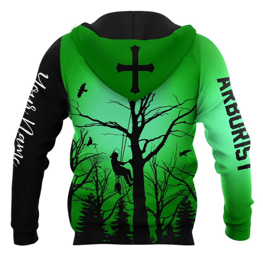 Personalized Jesus Arborist God 3D Hoodie For Man And Women, Jesus Printed 3D Hoodie