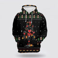 Red Wine Christmas All Over Print 3D Hoodie For Men & Women, Christmas Hoodie Cute, Christmas Gift, Christmas Fashion