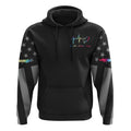 Rooted In Christ Colorful Smoke All Over Print 3D Hoodie, Christian Hoodie, Christian Sweatshirt, Bible Verse Shirt