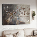 Couple deers, You and Me - We Got This Landscape Canvas Prints, Wall Art