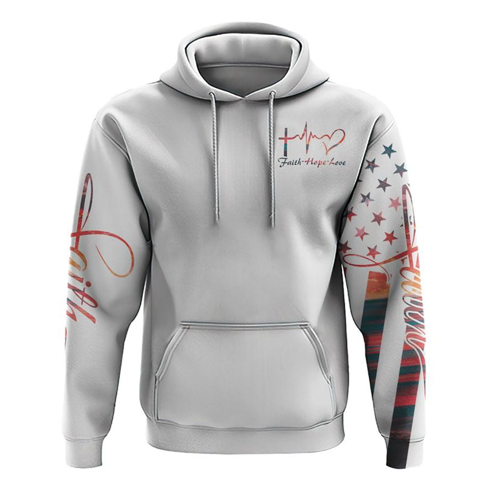 Way Maker Miracle Worker Promise Keeper Life In The Darkness Sunset Beach Flag All Over Print 3D Hoodie, Christian Hoodie, Bible Verse Shirt