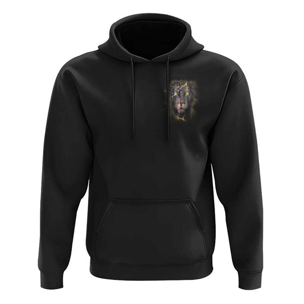 When Man Listens God Speaks Lion Flag All Over Print 3D Hoodie, Christian Hoodie, Christian Sweatshirt, Bible Verse Shirt