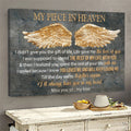 Heaven, Golden wings - My piece in heaven Landscape Canvas Prints, Wall Art