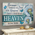 Dandelion, Butterfly, Because someone we love is in heaven - Heaven Landscape Canvas Prints, Wall Art