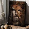 Abstract art, Lion head drawing, Lion of Judah, Beautiful Jesus painting - Jesus Portrait Canvas Prints, Christian Wall Art